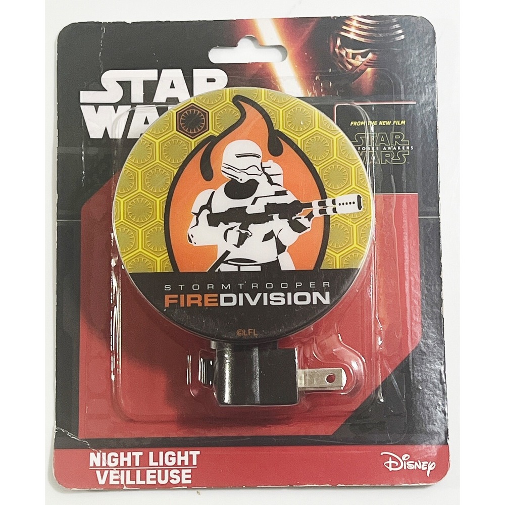 Disney Star Wars Stormtroopers Fire Division Night light Veilluse  (BRAND NEW)
